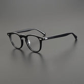 Birkit Vintage Acetate Glasses Frame Round Frames Southood Black